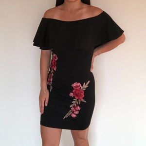LBD Black Bodycon Mini Dress
